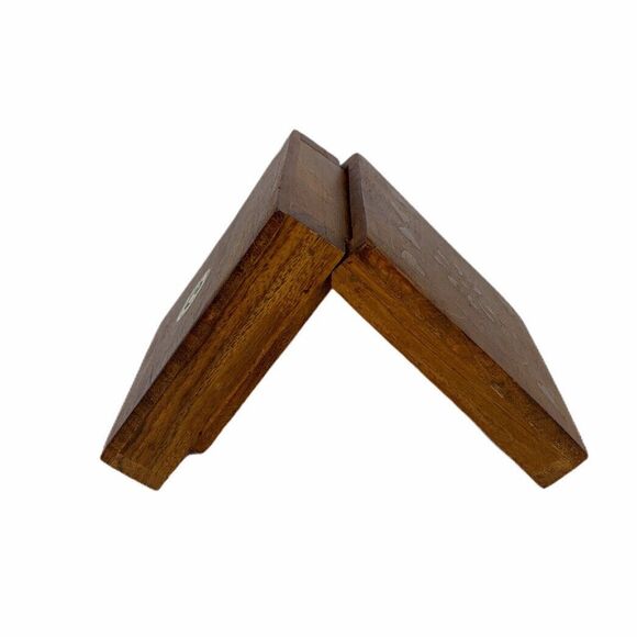 Archana Crafts Wooden Trinket Jewelry Box Gold Design Hinged Top India Hearts - Picture 7 of 12